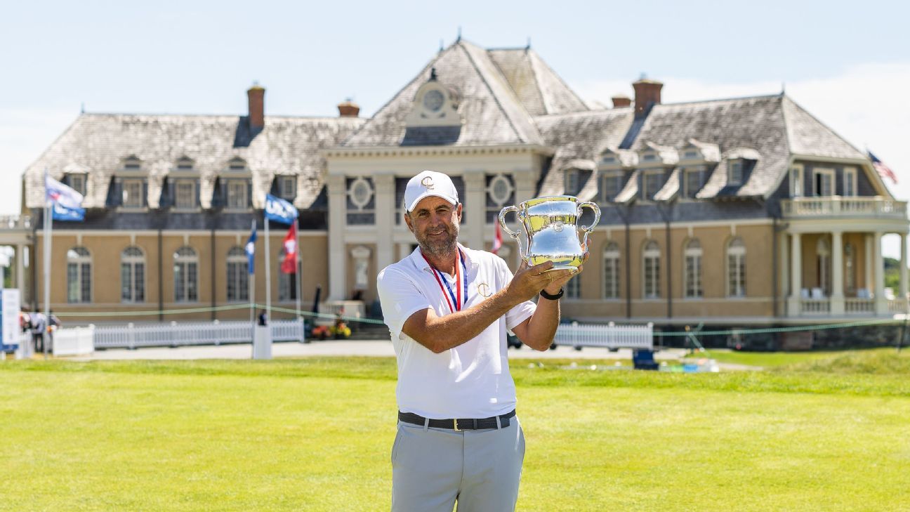 Richard Bland wins U.S. Senior Open after rain postponement